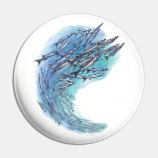 Barracuda cyclone SCUBA Pin