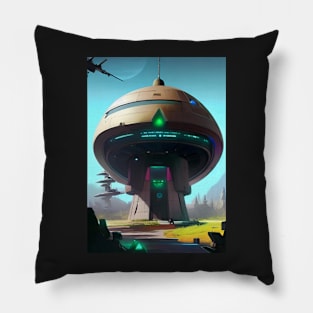 MEGA TELEPORT ON PLANET SAM Pillow