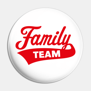 Family Team (Red) Pin