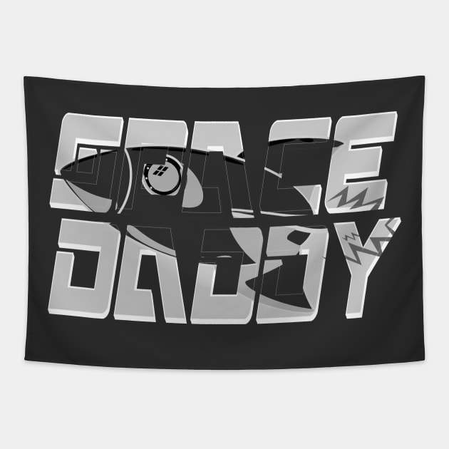 Space Daddy Rocket Ship Birthday Gift Science Fiction Shirt 2. Super cool oldschool Sci-Fi Ship Tapestry by KAOZ