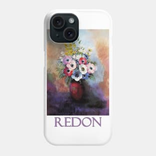 Anemones by Odilon Redon Phone Case