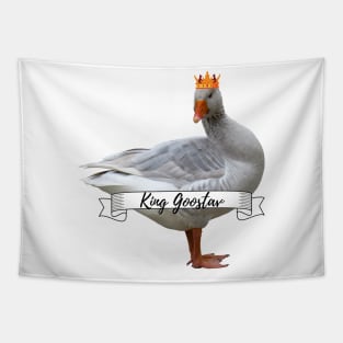 Royal Geese King Goostav Funny Goose Lover Gift Tapestry