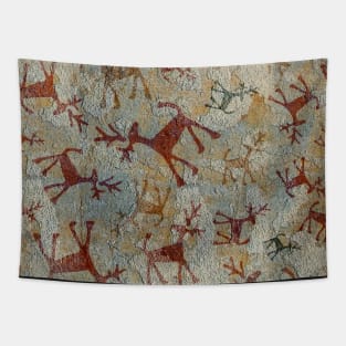 Cave deer Tapestry