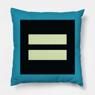 Solid Blue Equality T-shirt Pillow