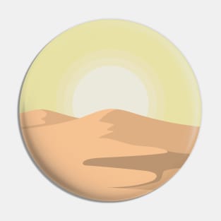 Peach Desert Pin