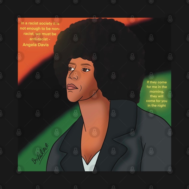 Angela Davis by Dr Paul Art