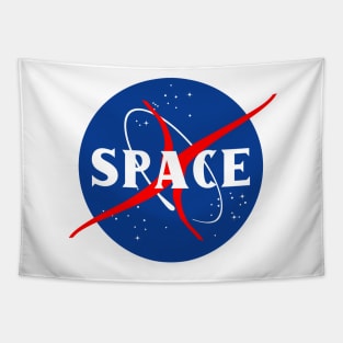 SpaceX logo - 1960s NASA style Tapestry