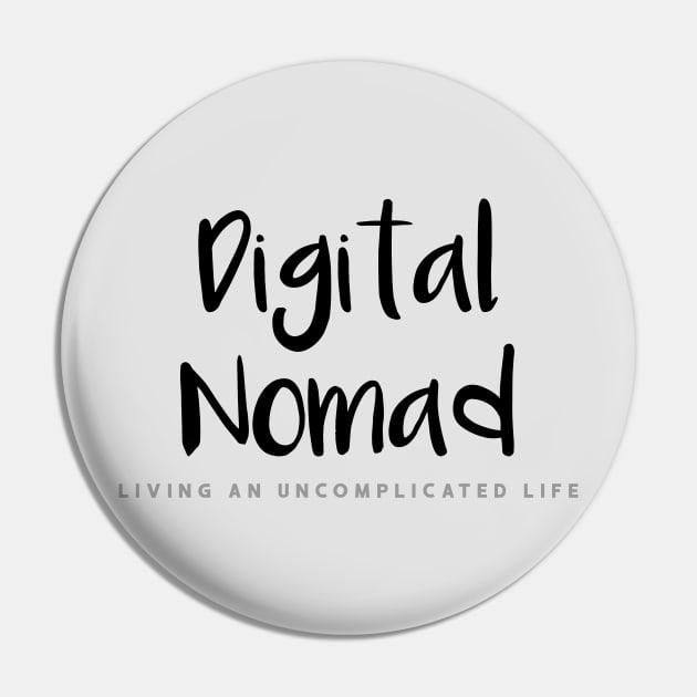 Digital Nomad Pin by bluehair