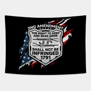 2nd Amendment Gun Rights Tapestry