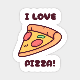 I Love Pizza Magnet