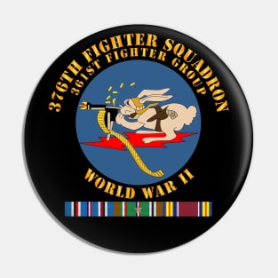 376th Fighter Squadron - WWII w EUR SVC Pin