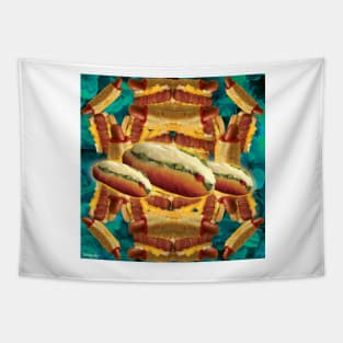 wrong hotdogs Tapestry