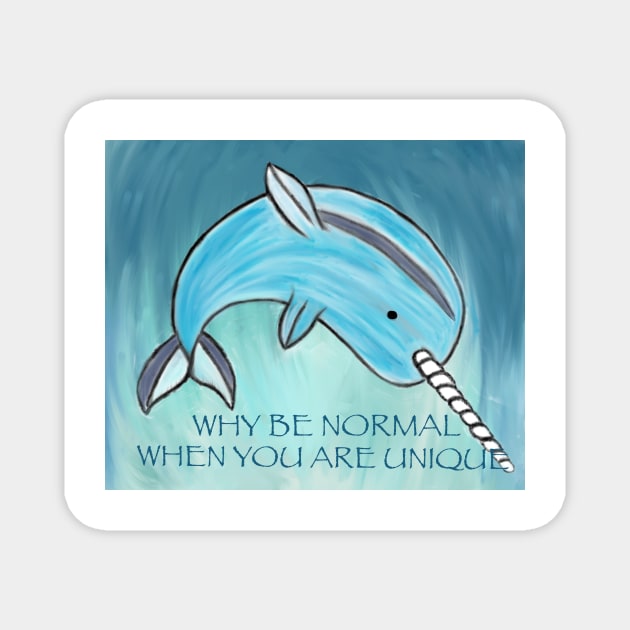 Uniquely Narwhal Magnet by Raidyn