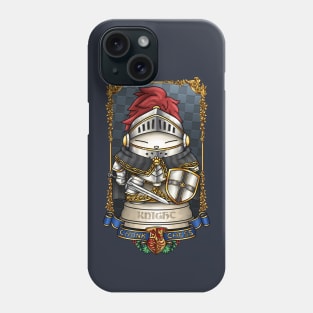 Medieval Chess Cat Knight Phone Case