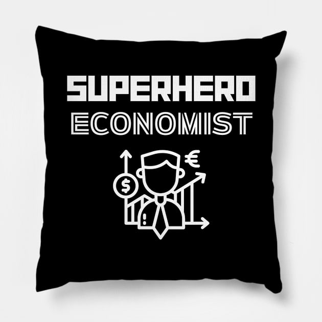 Superhero Economist Pillow by MyUniqueTee