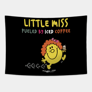 Little Miss Fueled By Iced Coffee Tapestry