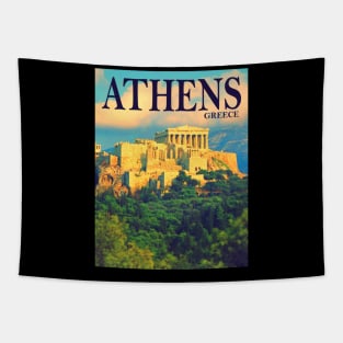 Athens Greece Tapestry