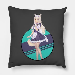 Cute Neko Anime Maid Pillow