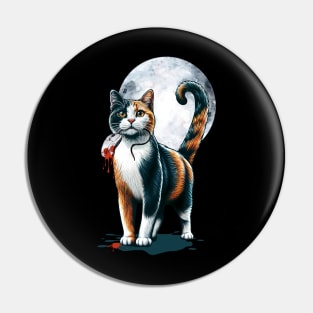 Calico Cat vs. Mouse, Purfect hunter in the Digital Edition, Humor, Cats, Technology, cats lovers design Pin