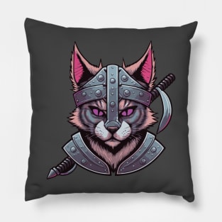 The Barbarian Cat Pillow