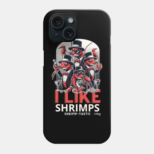 Shrimp Soirée: Crustacean Capers Phone Case