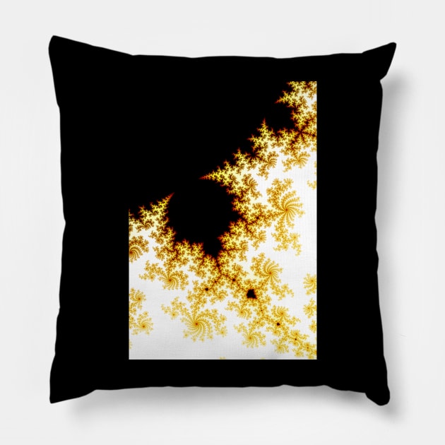 Mandalbrot Fractal Pillow by Azuridian