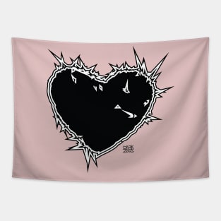 Black Heart Tapestry