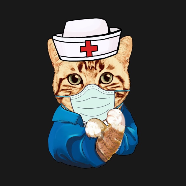 Strong Cat Is Wearing Mask Face Anti Virus 2020 by cruztdk5