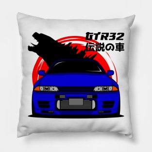 JDM Blue R32 Pillow