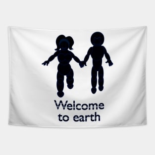 Welcome To Earth V6 Tapestry