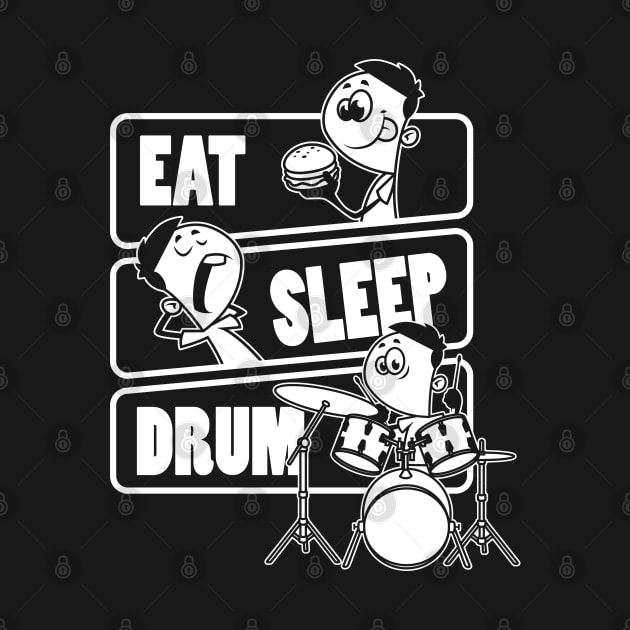 Eat Sleep Drum - Musician drummer gift product by theodoros20