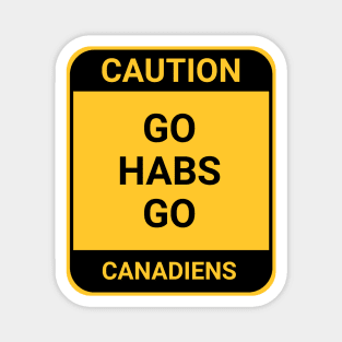 GO HABS GO Magnet