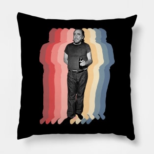 Vintage Charles Bukowski Pillow