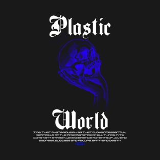 PLASTIC WORLD BLUE T-Shirt