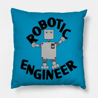 Robotic Engineer Text Pillow