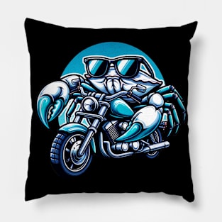 Cancer: Crab on the Motorbike Pillow
