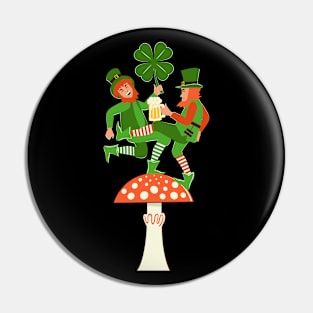 Funny Leprechaun Pin