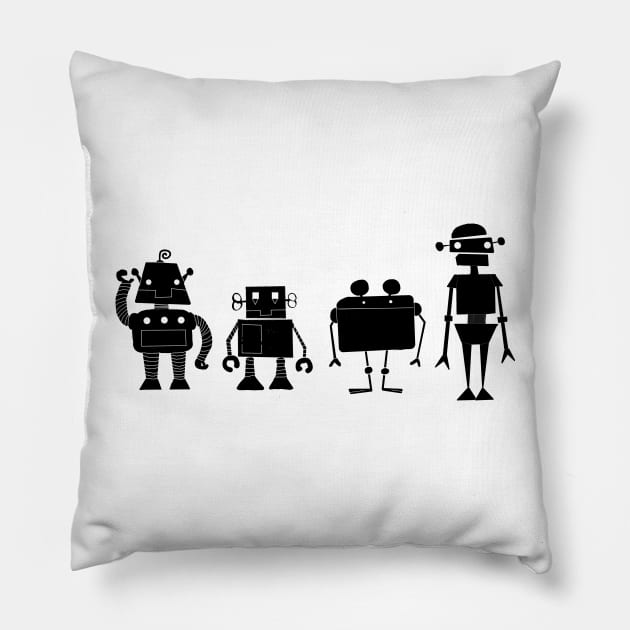 Robots Pillow by msmart