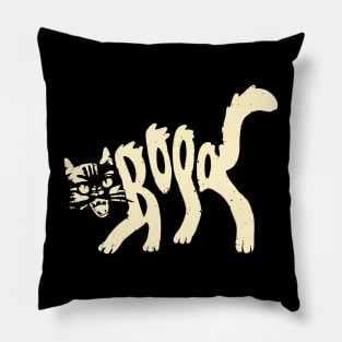 The Black Cat Booo Pillow