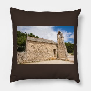 St Nicholas Church in Split, Croatia Pillow