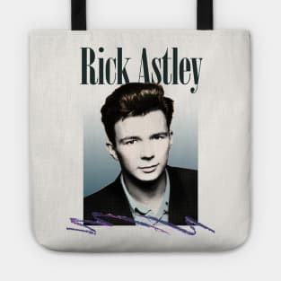 Rick Astley / 80s Aesthetic Fanart Tribute Design Tote