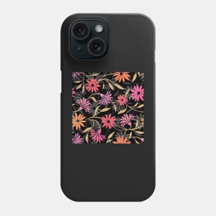 Stylized Flower Pattern 4 Phone Case