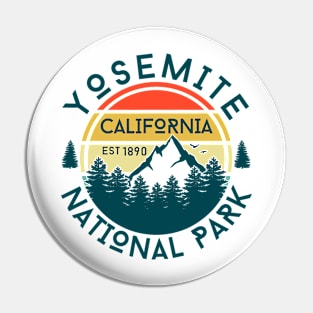 Yosemite California National Park Pin