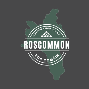 County Roscommon Map T-Shirt