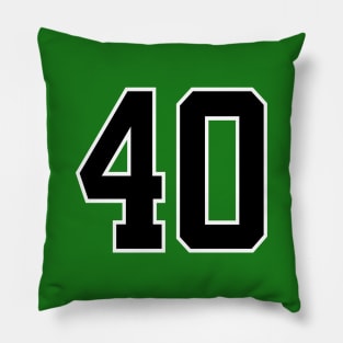 Number 40 Pillow