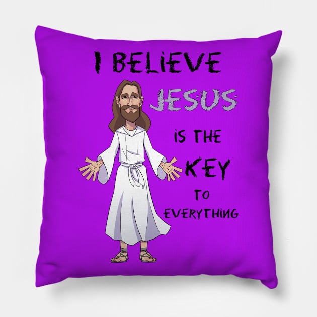 Jesus is the Key Pillow by WithCharity