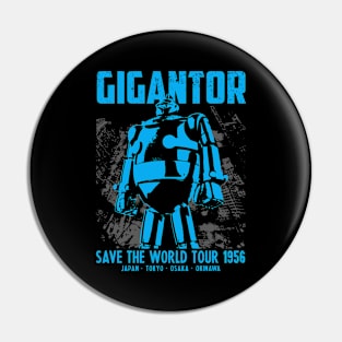 GIGANTOR Tetsujin 28-go - World tour Pin