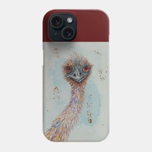Australian Emu - bird art Phone Case
