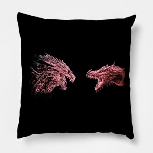 B.A.D (bad ass dragons) Pillow