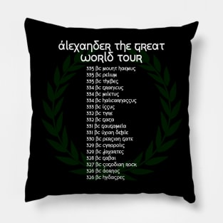 Alexander The Great World Tour Pillow